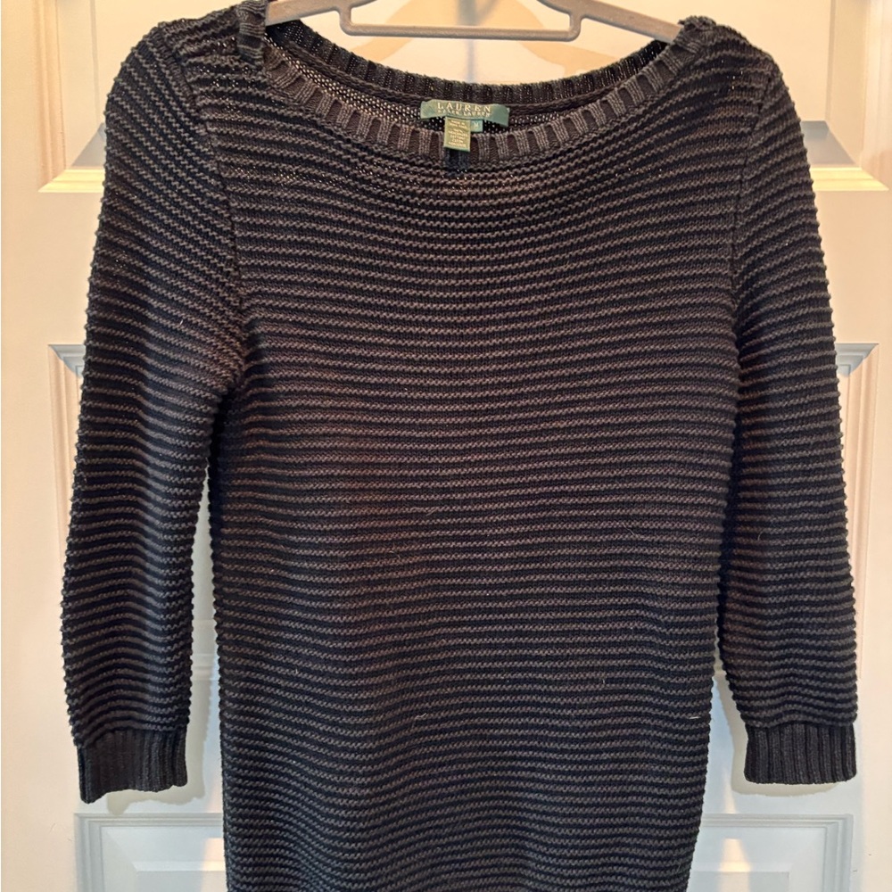 Lauren Ralph Lauren Black Crew Neck Sweater
